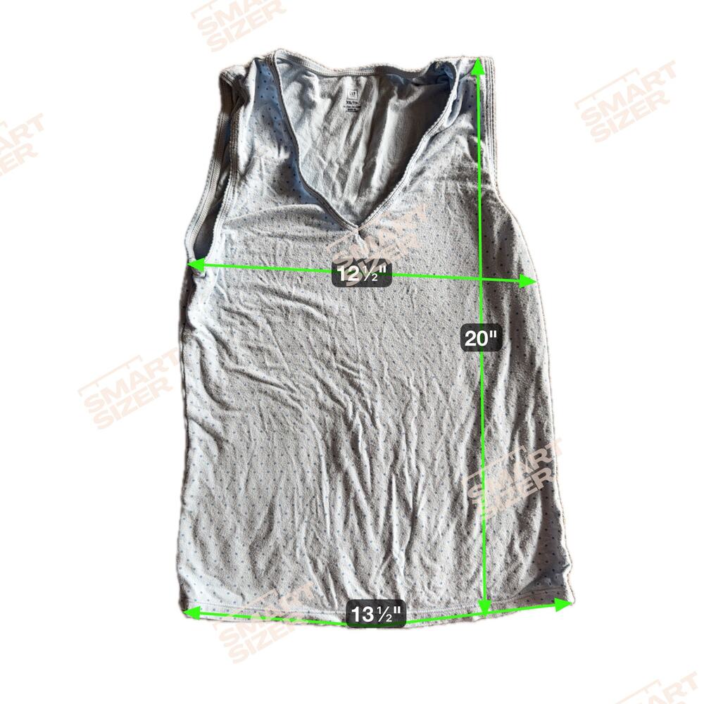 Y2K - Gap Body - Women’s PJ Tank Top - Light Blue - Size XS